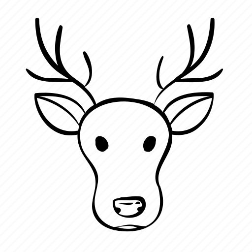 Reindeer, deer, christmas, mammal, rudolph, antler icon - Download on Iconfinder