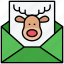 christmas, letter, envelope, card 