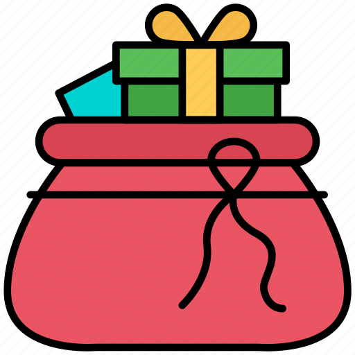 Christmas, santa bag, gift, xmas icon - Download on Iconfinder