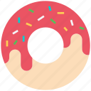 christmas, donut, sweet, food, xmas