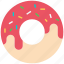 christmas, donut, sweet, food, xmas 