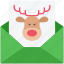 christmas, letter, envelope, card 
