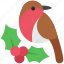 christmas, robin, bird, xmas 