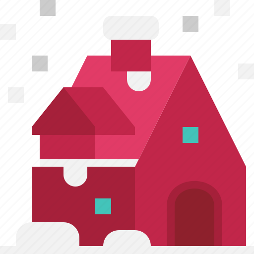 House, home, estate, winter, weather, cold, christmas icon - Download on Iconfinder