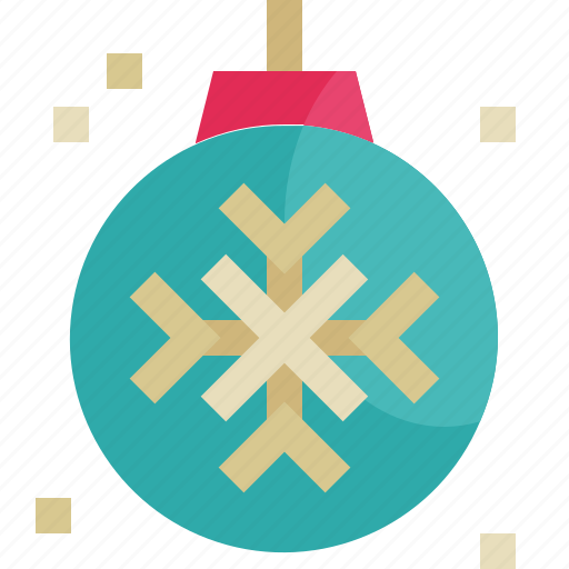 Christmas, bauble, ornament, snowflake, decoration, new year, knick knack icon - Download on Iconfinder