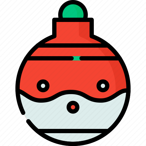 Cristmas, liner, color, icon, christmas ball, light icon - Download on Iconfinder