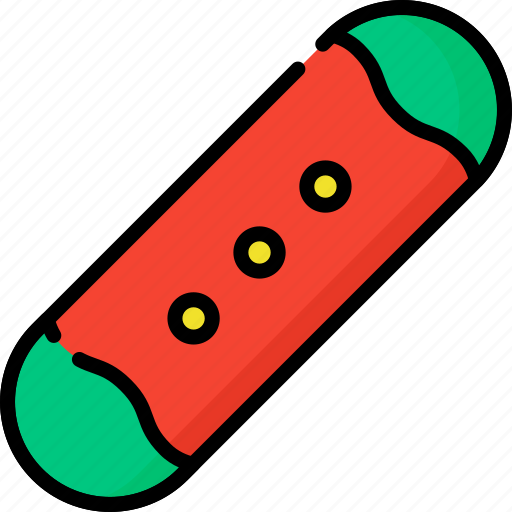 Cristmas, liner, color, icon, snowboard icon - Download on Iconfinder