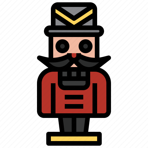 Nutcracker, toy, christmas, nut, soldier icon - Download on Iconfinder