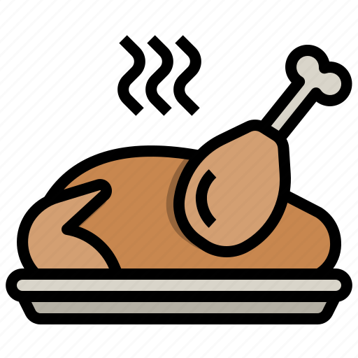 Turkey, food, meal, dinner, meat icon - Download on Iconfinder