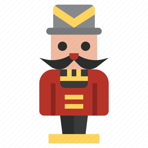 Nutcracker, toy, christmas, nut, soldier icon - Download on Iconfinder