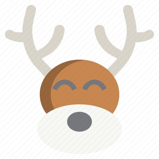 Reindeer, deer, animal, wildlife, christmas icon - Download on Iconfinder