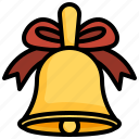 bell, alarm, handbell, sound, symbol
