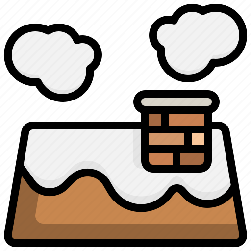Chimney, roof, house, rooftop, smoke icon - Download on Iconfinder