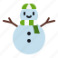 snowman, christmas, decoration, winter, ornament 