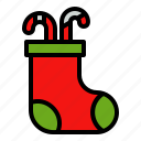 sock, christmas, winter, decoration, ornament