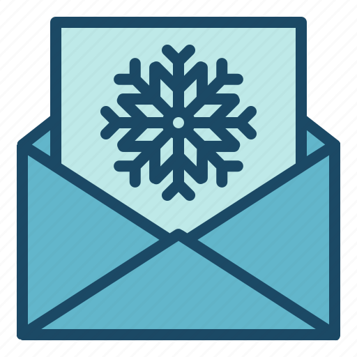 Mail, christmas, letter, xmas, winter icon - Download on Iconfinder