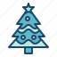 tree, pine, christmas, decoration, winter 