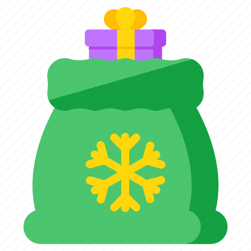 Christmas bag, xmas bag, gifts bag, christmas sack, gifts sack icon - Download on Iconfinder