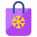 christmas shopping, shopping bag, tote, jute, commerce