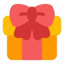 christmas, gift, present, bow
