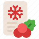 greeting card, christmas, mistletoe, snowflake