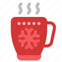 mug, christmas, hot chocolate, drink