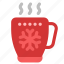 mug, christmas, hot chocolate, drink 