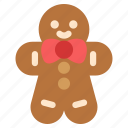 gingerbread man, cookie, christmas, biscuit