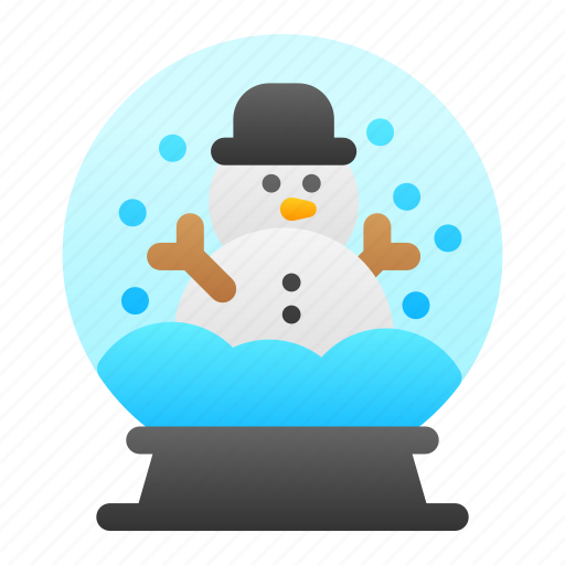 Snow globe, christmas, snowman, decoration icon - Download on Iconfinder