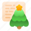 greeting card, christmas, tree 