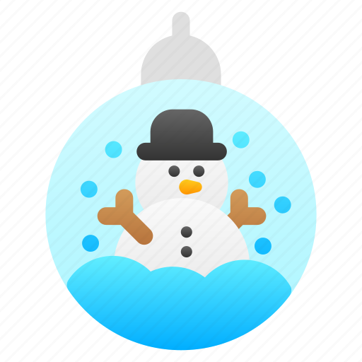 Snow globe, snowman, christmas, decoration icon - Download on Iconfinder