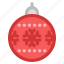christmas, bauble, ball, decoration 