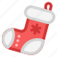 christmas, sock, decoration 