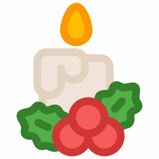 Candle, mistletoe, christmas, decoration icon - Download on Iconfinder