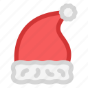 santa claus, hat, christmas
