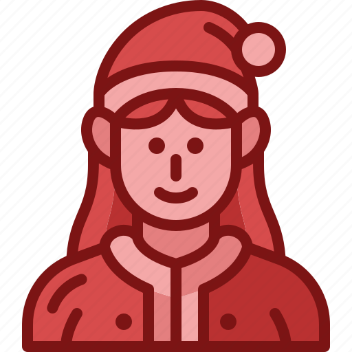 Woman, party, christmas, santy, avatar, santa, claus icon - Download on Iconfinder
