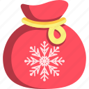 santabag, gift, bag, present, christmas, xmas, winter