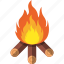 bonfire, camping, fire, burn, flame, hot 