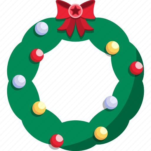 Wreath, garland, christmas, winter, decoration, celebration, xmas icon - Download on Iconfinder