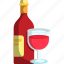 wine, wine glass, bottle, beer, beverage, bar, alcohol 