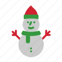 christmas, snowman, winter, holiday