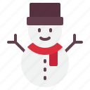 snowman, decoration, cold, winter, holiday, xmas, santa, clause, snow