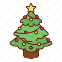 christmas, tree, christmas tree, pine, pine tree, fir, ornament, decoration, christmas light