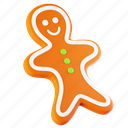 gingerbread man, gingerbread, cookie, sweet, dessert, food, christmas cookie, bakery, xmas, celebration, christmas 