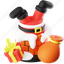 chimney, festival, surprise, christmas wreath, fireplace, decor, christmas gift, wreath, fire, christmas decoration, santa 