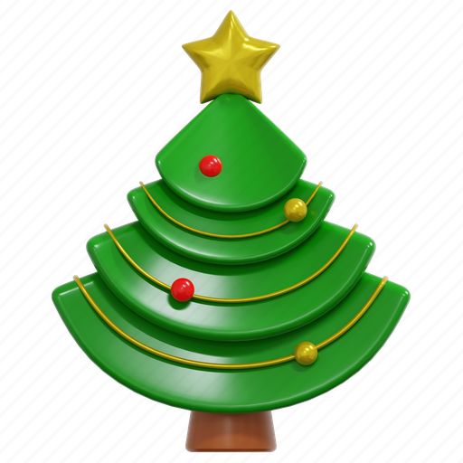Pine, tree, christmas, illustration, decoration, plant, nature icon - Download on Iconfinder