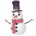 decoration, weather, snow, winter, season, christmas, outdoors, snowman, scarf, clothes, clothing, x, mas 