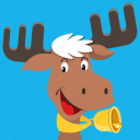 animal, christmas, deer, reindeer, rudolph, xmas, holiday
