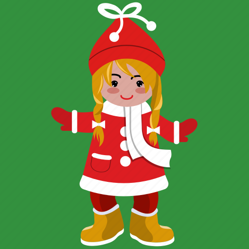 Avatar, girl, holiday, smile, user, woman, christmas icon - Download on Iconfinder