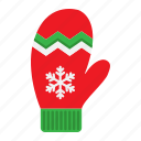 christmas, glove, mitten, new year, winter, xmas